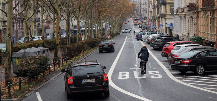 Symbolbild: Ausgedehntes Radwegenetz